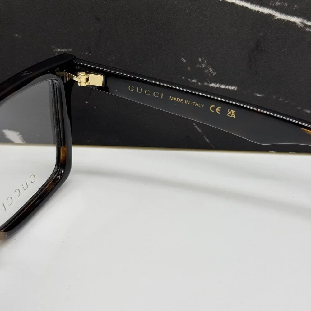 NEW GUCCI GG1540O 002 HAVANA UNISEX EYEGLASSES GUCCI